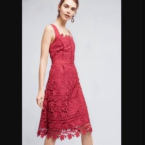 Anthropologie HD in Paris Mulberry dress